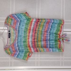 Knit Chic colorful tee XL
